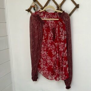 Free People Sheer Blouse